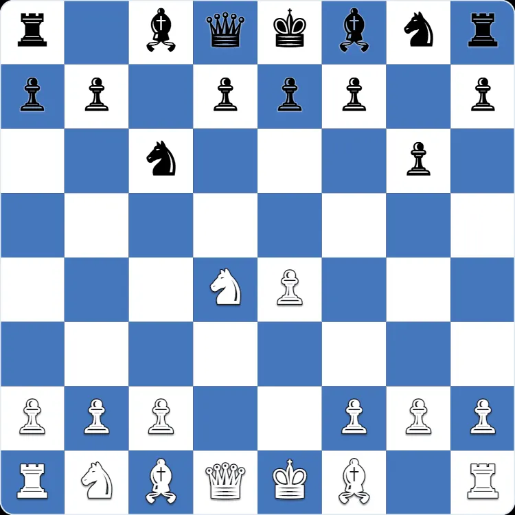 The starting position of the Accelerated Dragon Sicilian, after 1.e4 c5 2.Nf3 Nc6 3.d4 cxd4 4.Nxd4 g6