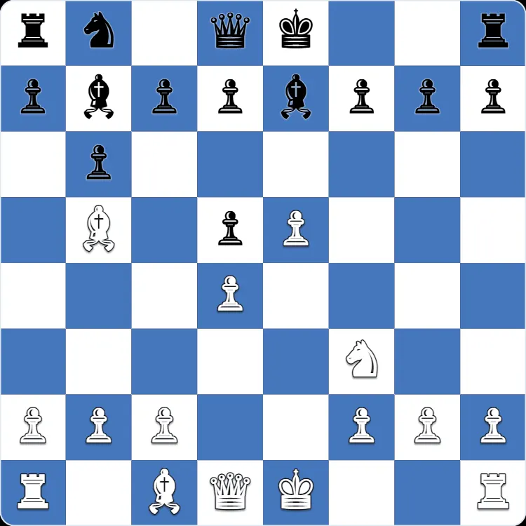 Alekhine Defense: the position just before 8.Bg5, the move that turned Anton Shuravin's own game