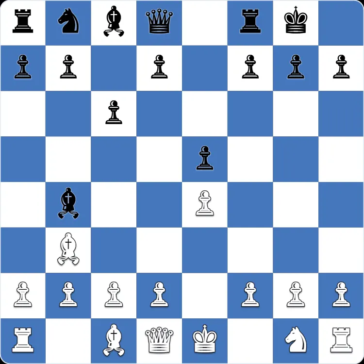 Vienna Game: the position just before 7.Nf3, the move that turned Anton Shuravin's own game