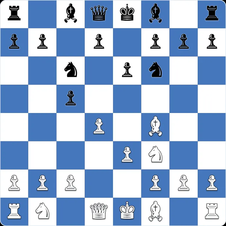 London System: the position after 4...Nc6 in Anton Shuravin's own game as Black