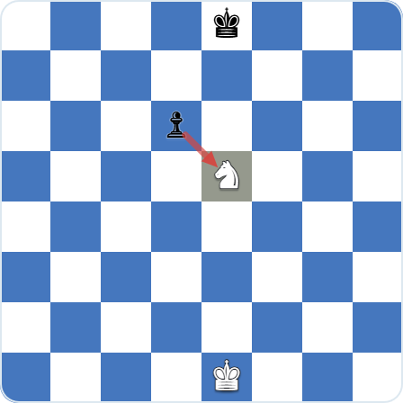 Blunder — the knight on e5 was left hanging and the d6 pawn simply takes it