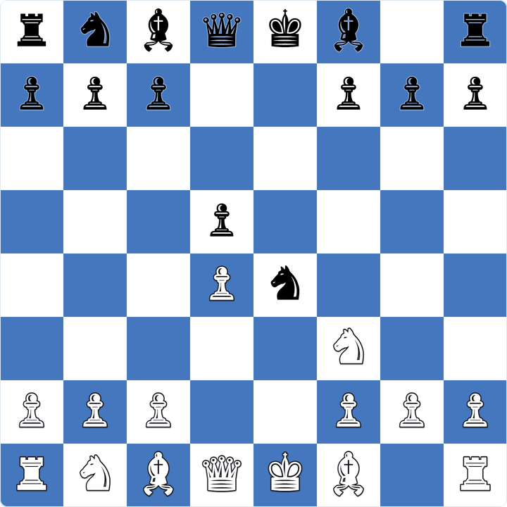 Petrov Defense, Classical Attack: 5.d4 d5