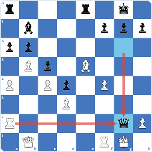 queen is blundered