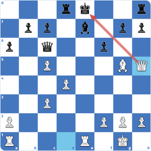 check by whites queen