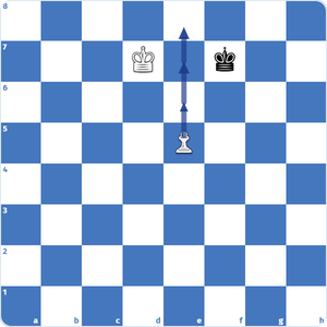 pawn promotion with king