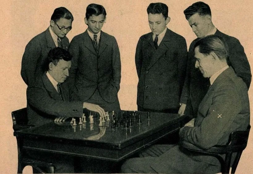 Géza Maróczy at the Manhattan Chess Club in 1926