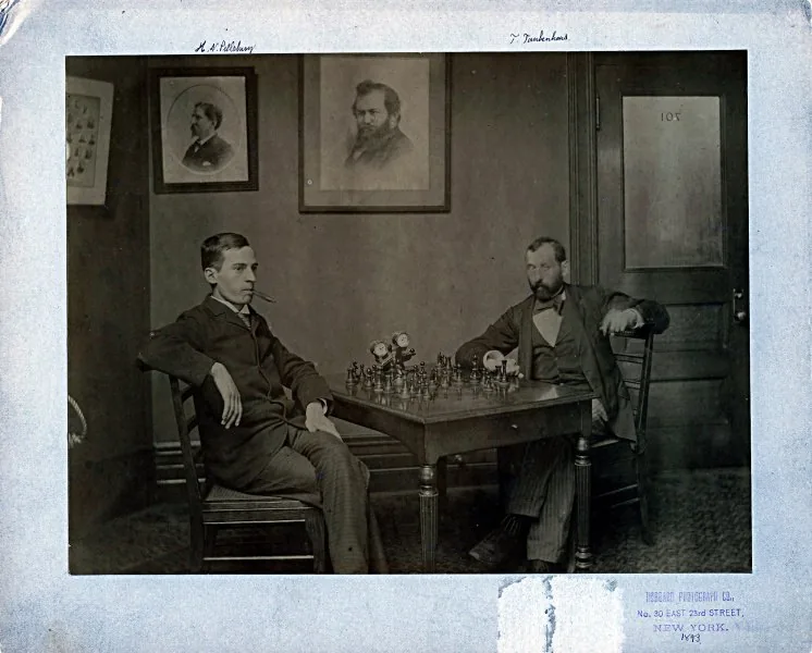 Harry Pillsbury playing Jean Taubenhaus in 1893